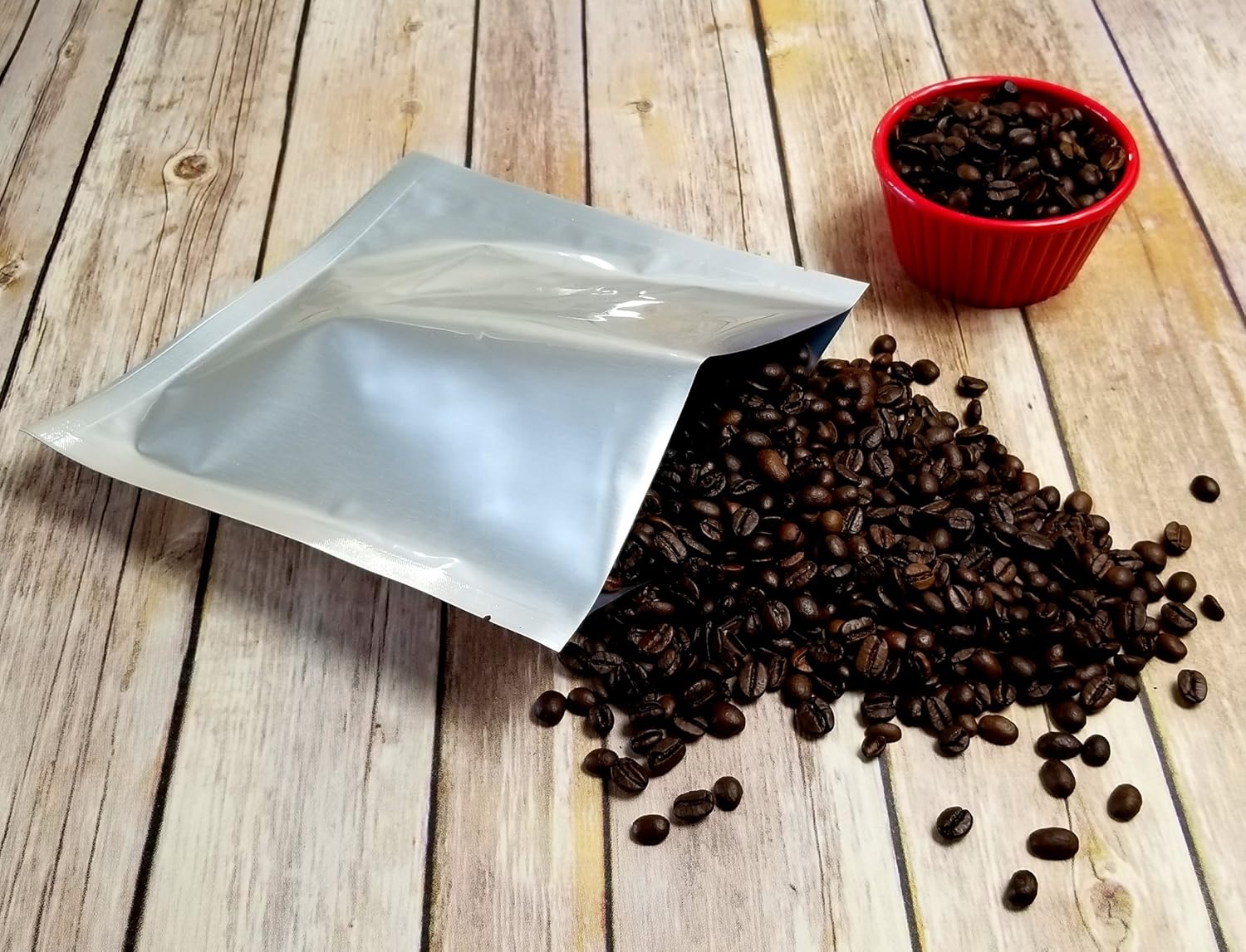 OdorProof Mylar Bag 1 Quart 5 Mil 8"x8" Genuine Aluminum