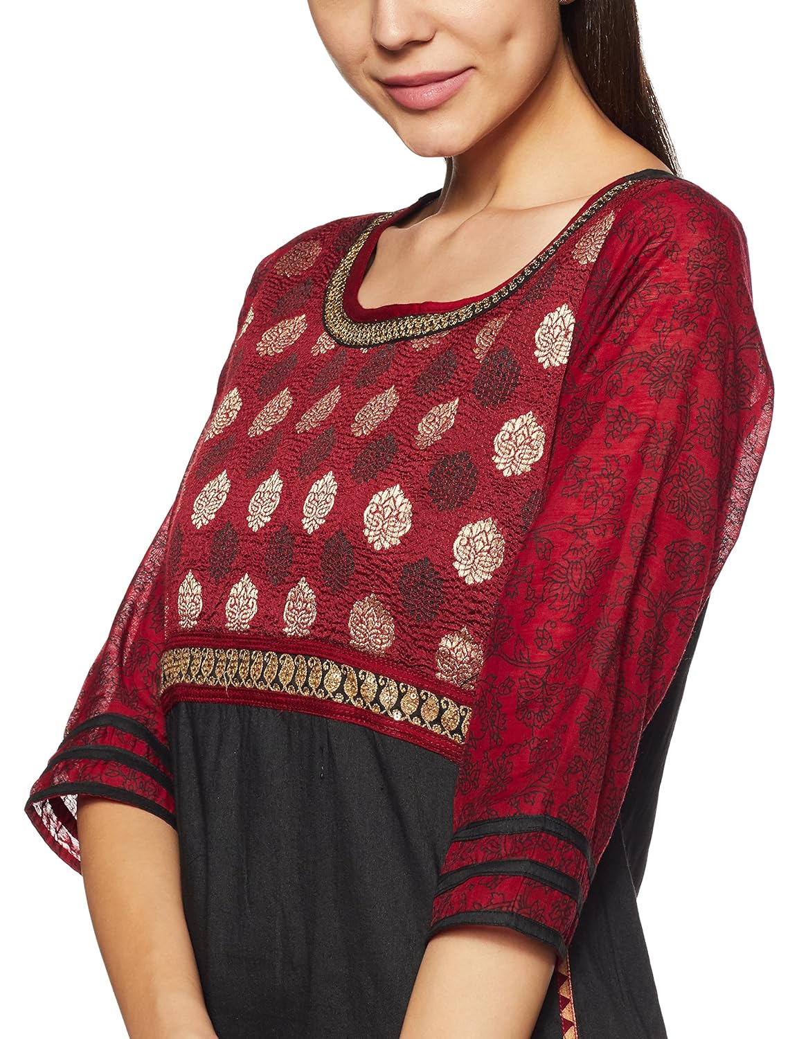 trishaa by pantaloons women's anarkali salwar suit