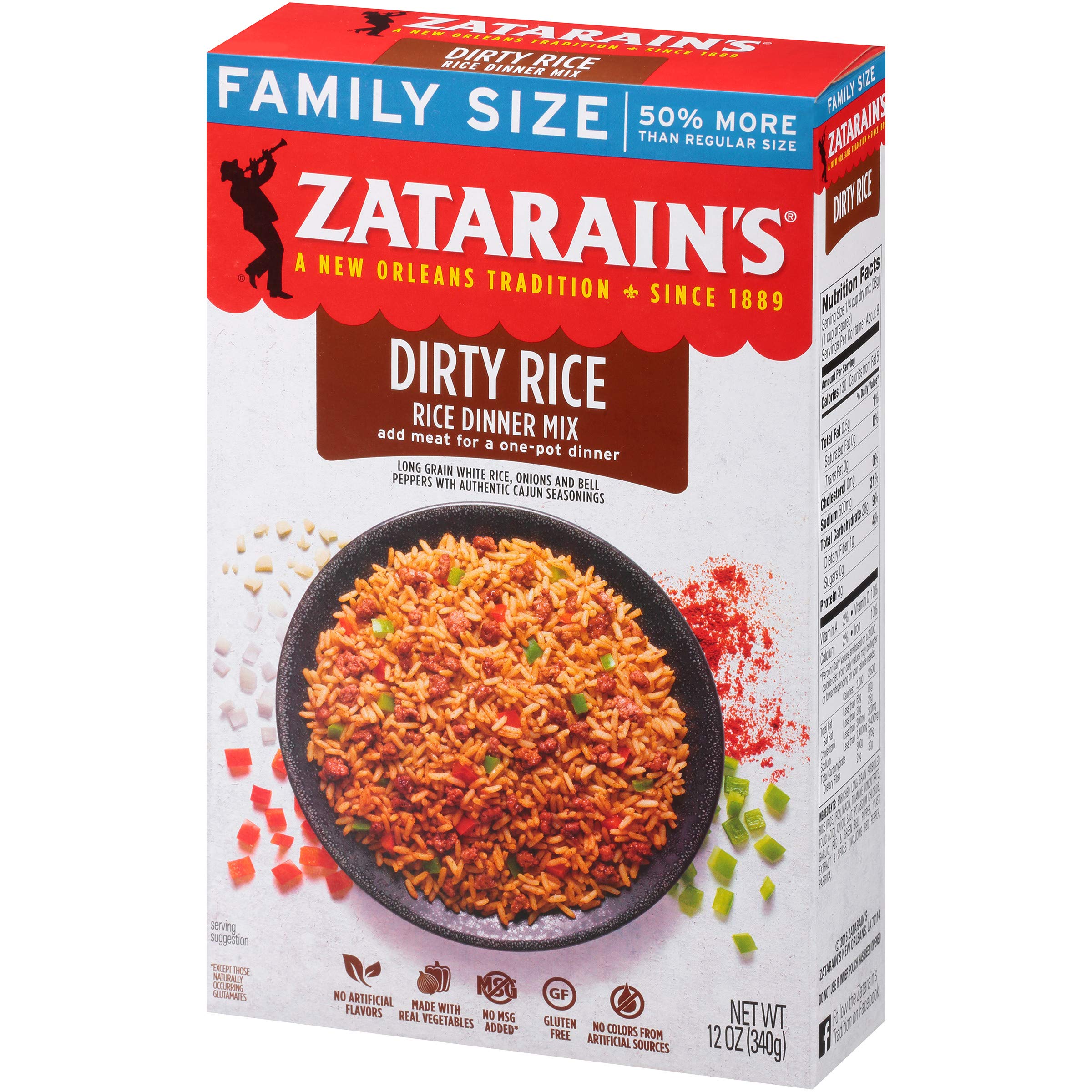 Zatarain's Alfredo Pasta Dinner, 6.3 oz (Pack of 8) Packaged Pasta Dinner Kits