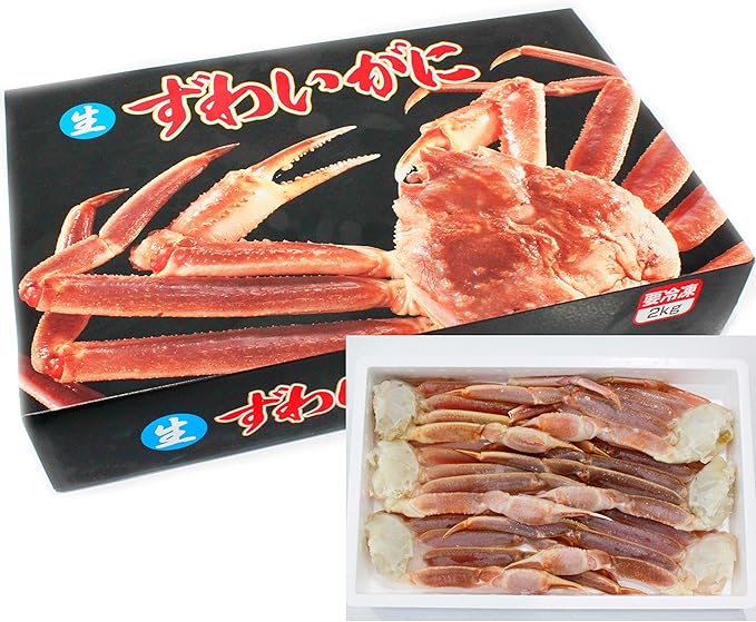 Amazon 特選 生ズワイガニ カニ鍋用 お徳用2kg 蟹脚 お歳暮 ずわい蟹 蟹鍋 お中元 かに 蟹 カニ 海鮮ギフト 馬油store カニ 通販