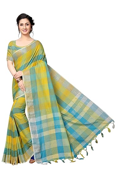 Cotton Silk with Blouse Piece Saree