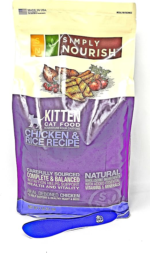 simply nourish chicken and rice cat food