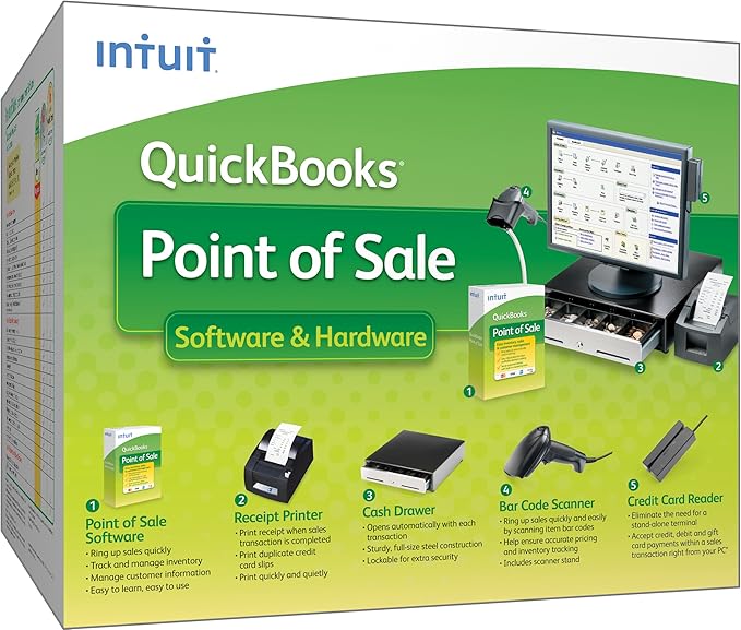 Amazon Com Quickbooks Point Of Sale Software Hardware 9 0