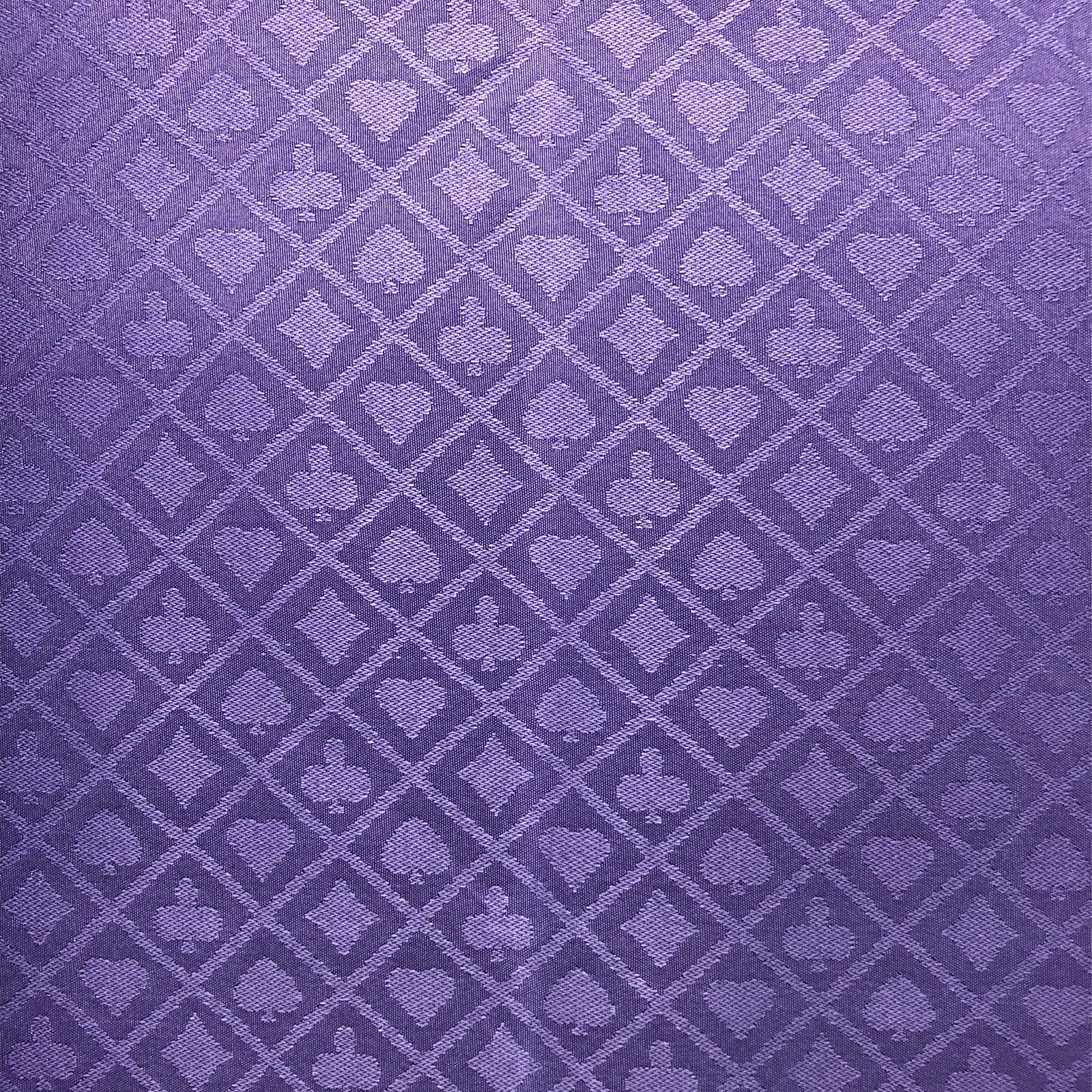 Speed Cloth Poker Table Fabric - 108X60 Inch Section of Casino Card Game Table Felt Top Cover Accessories - Purple