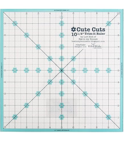 Lor Holt Cute Cuts Trm-t Square Ruler Pack - 2.5", 3.5", 4.5", 5.5", 6.5" (STT-6018) - Etsy