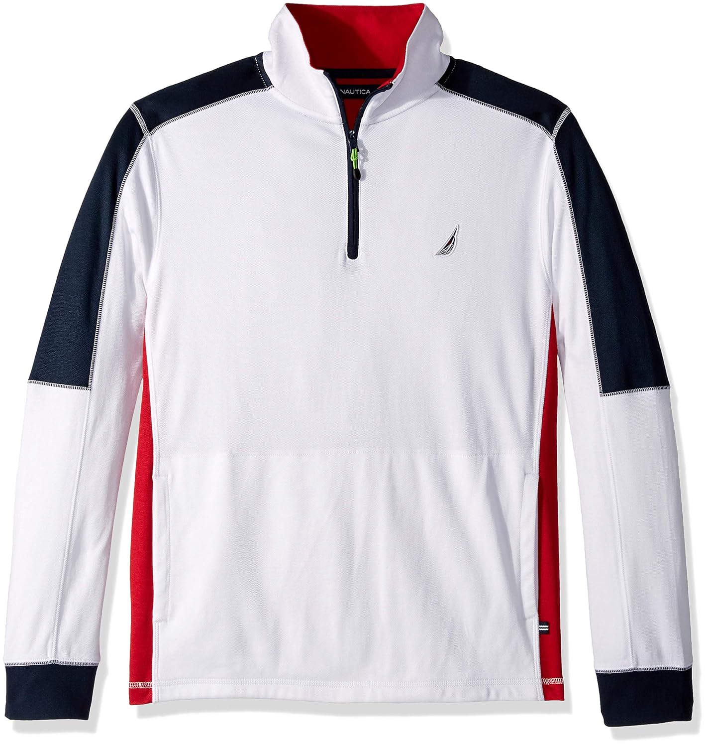 Buy Nautica Men's Classic Fit Long Sleeve Performance Polo Shirt at