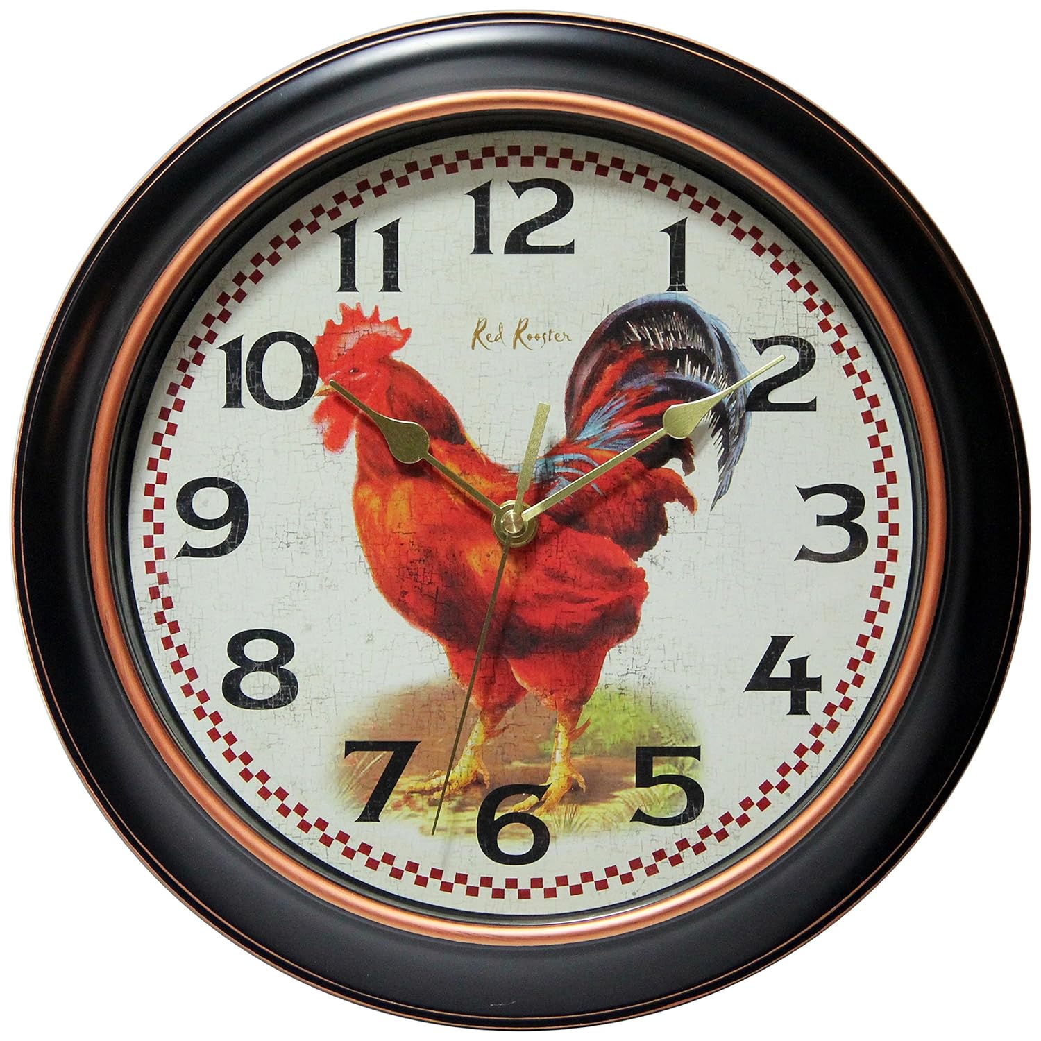 Best Kitchen Clock Dark Red