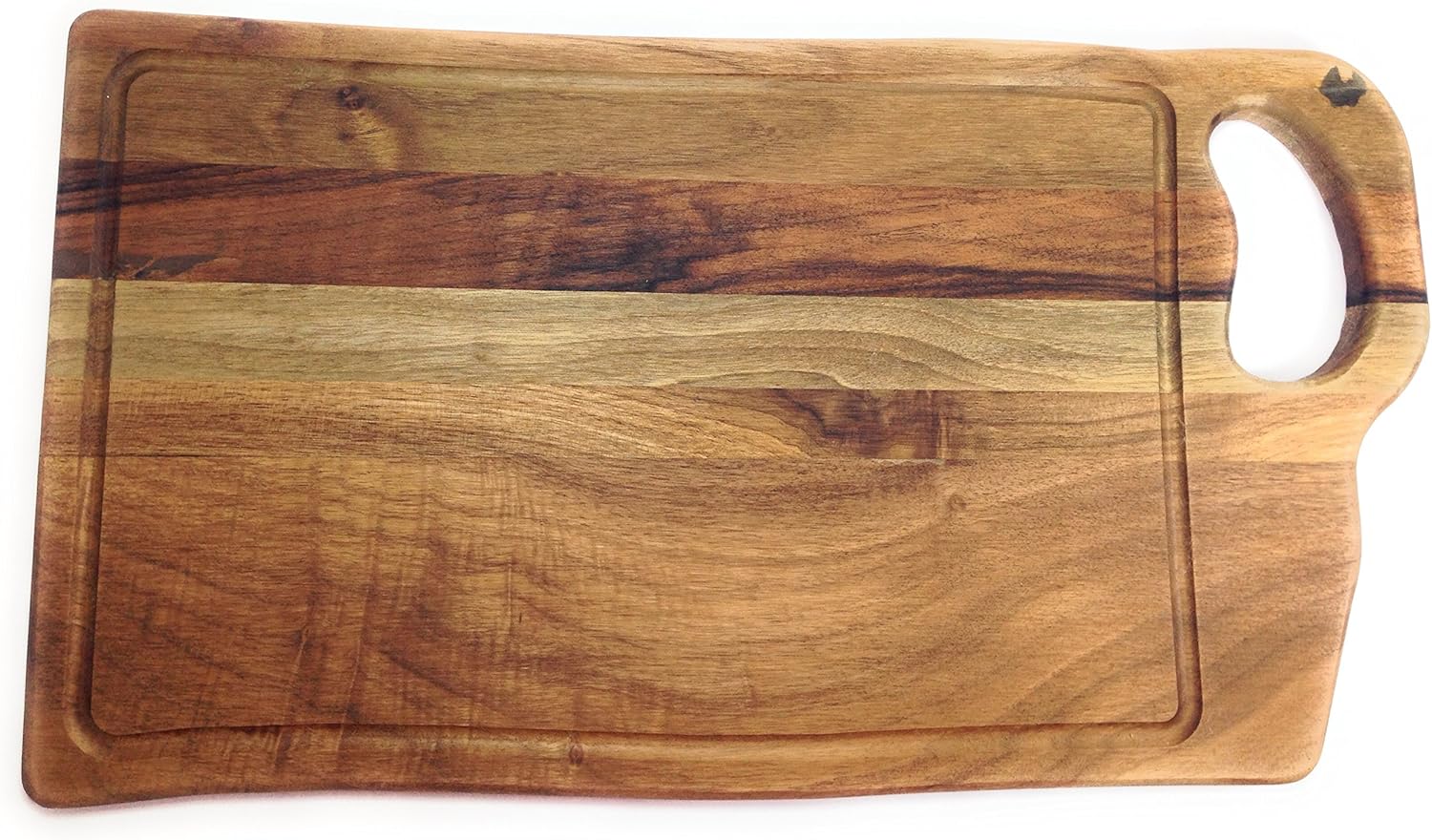 prosharp® generale tabla de cortar profesional carne madera maciza natural/bajo de plana