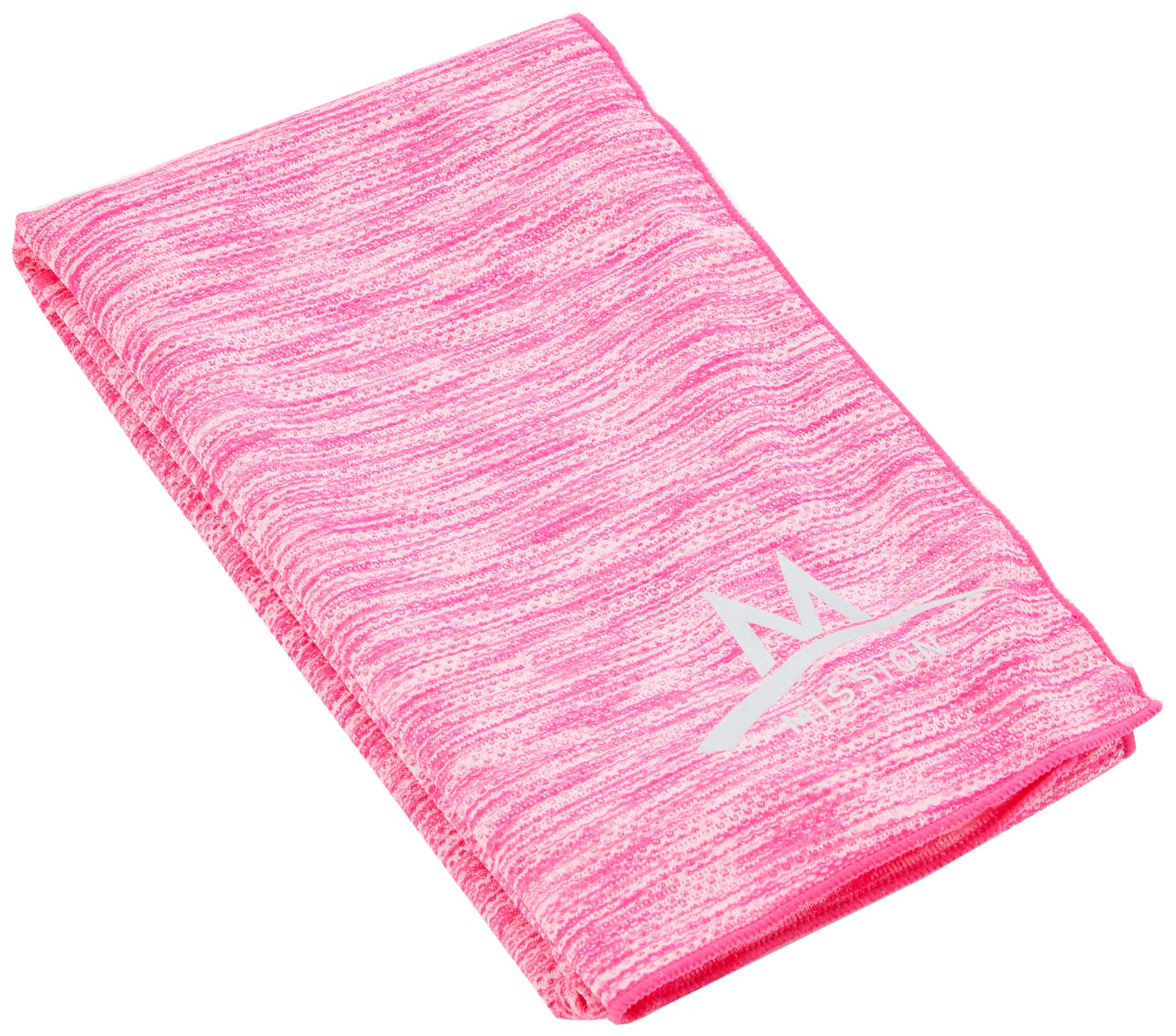 MISSION Tech Knit Towel - Men's Towel, Pink, Size OSFM