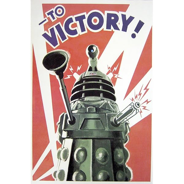 Amazon Com Doctor Who Uk Imported 17 X 11 To Victory Dalek Poster Print Posters Prints