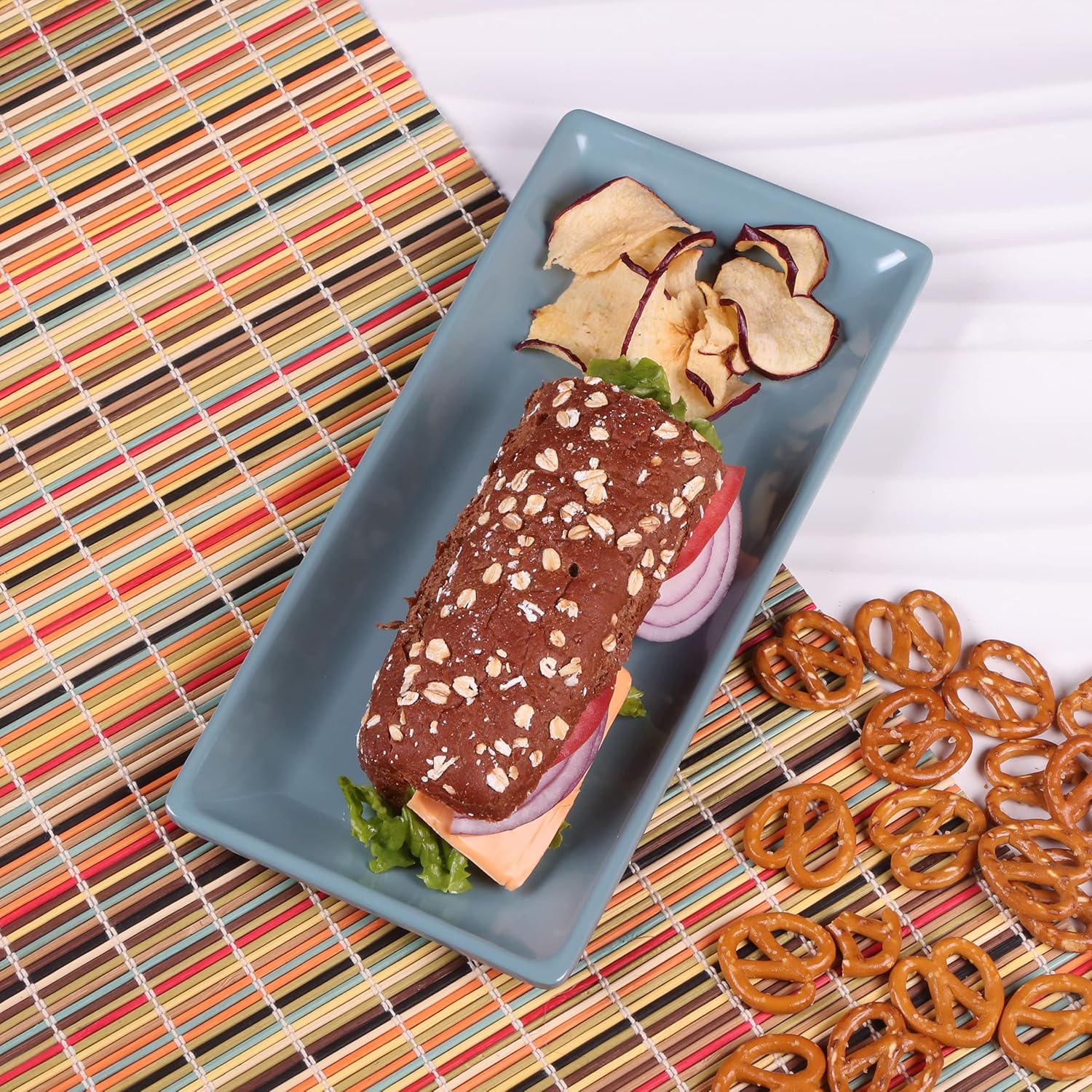 Elite Global Solutions D126rc Aby Rectangular Plate 12 X 5 1 2 X 3 4 H Melamine Abyss Pack Of 6 Amazon Com Industrial Scientific