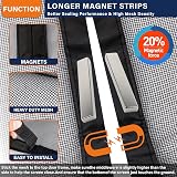 DIKER Fly Screen Door Mesh 80x210cm Magnetic Net for French Doors Black view 2