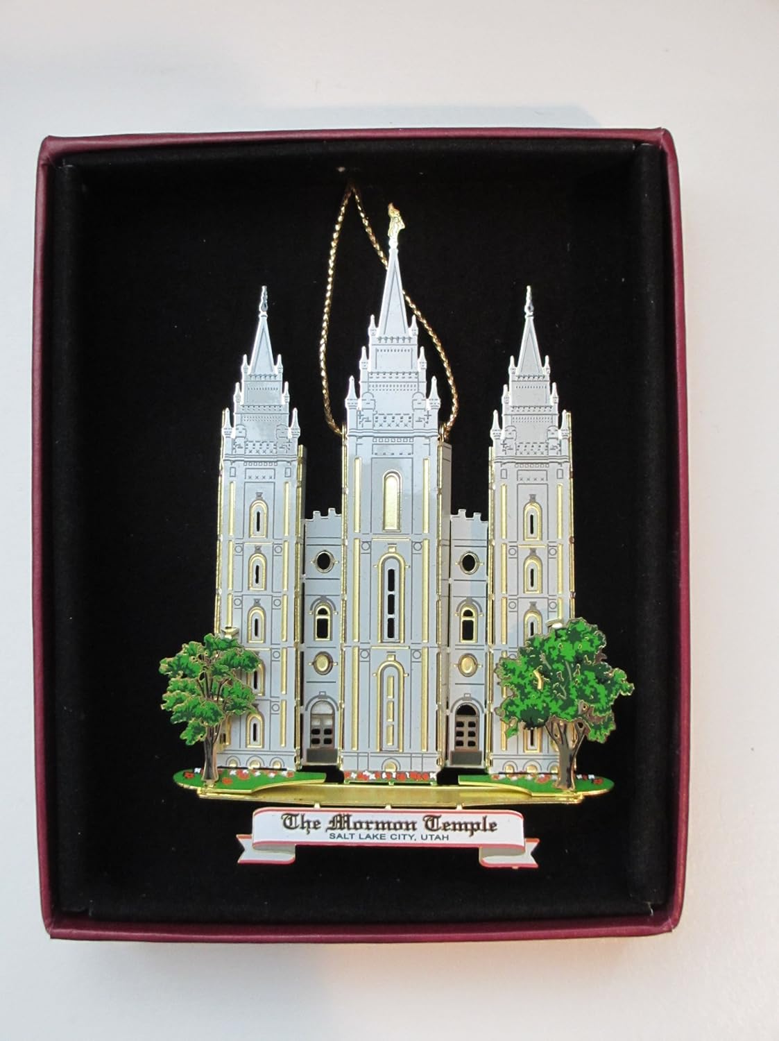 Mormon Temple Christmas ORNAMENT Salt Lake City Utah