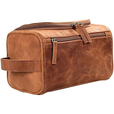 mens leather cosmetic bag