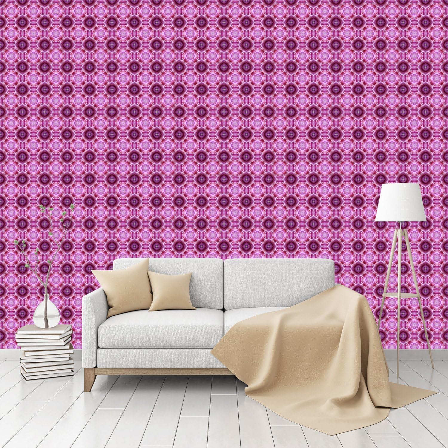 Velvet Underground Patterned Peel & Stick Smooth Wallpaper by