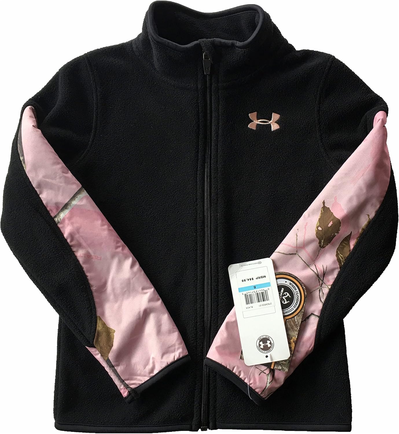 under armour camo fleece jacket