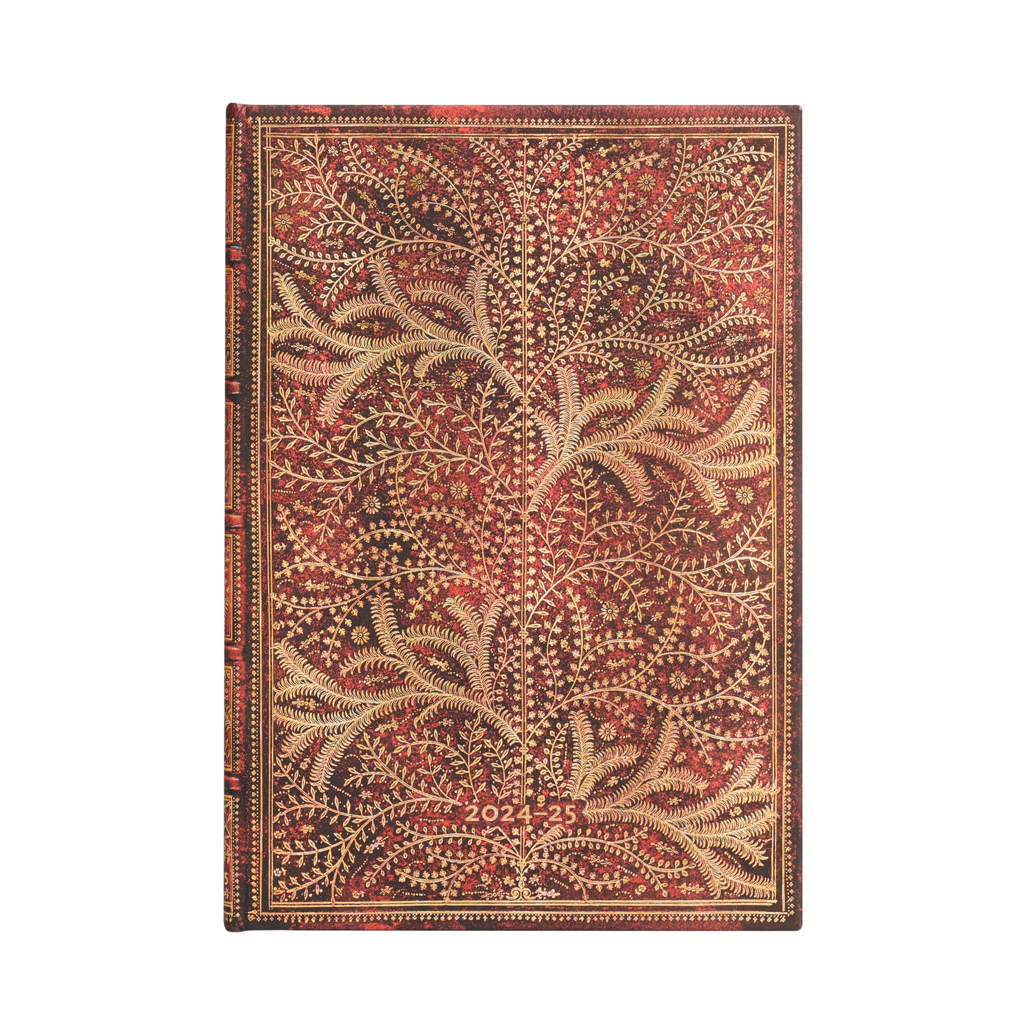 Paperblanks Wildwood Midi Horizontal 13 Month Calendar 2025 Elastic Band Closure