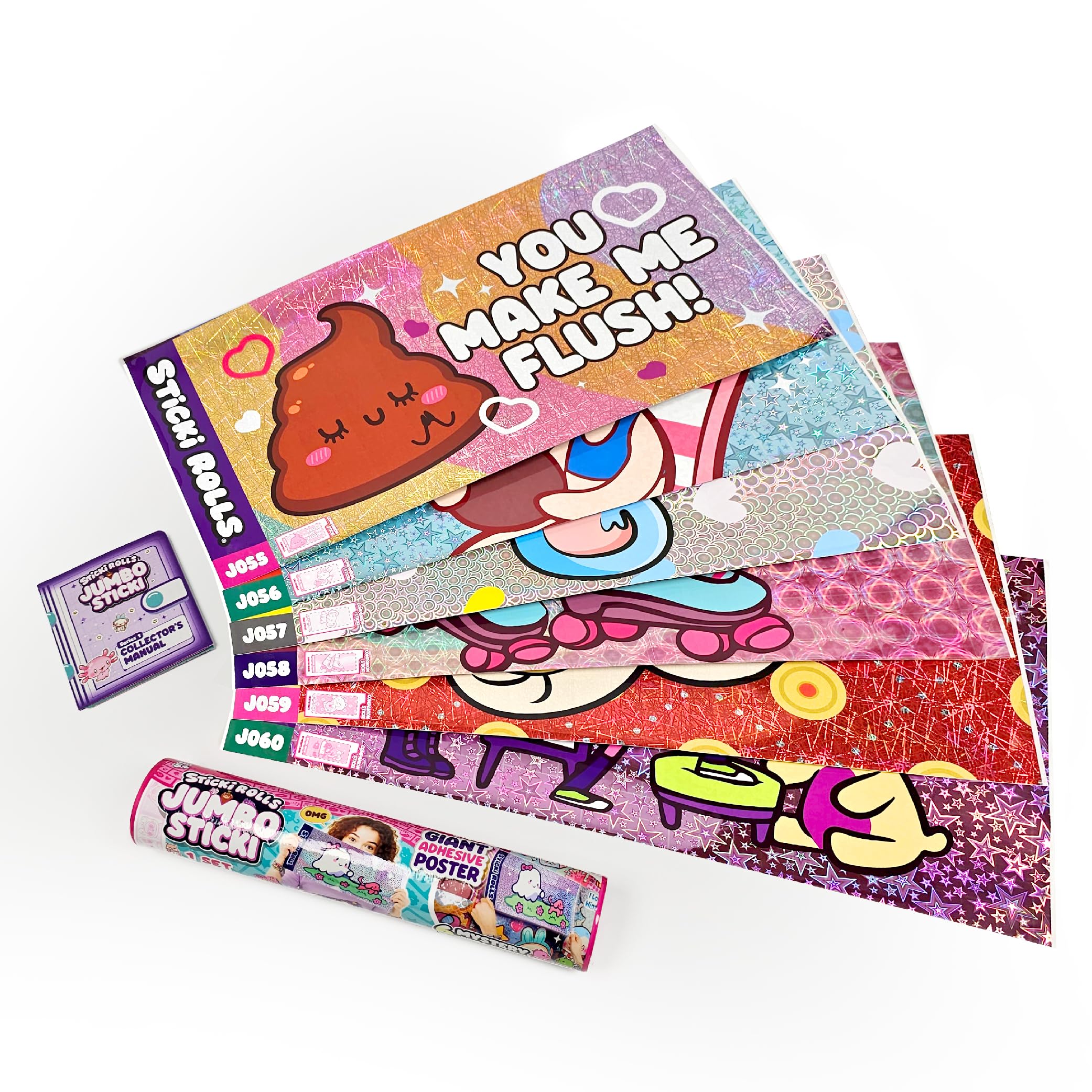 Sticki Rolls Jumbo Stickies – 6-Pack Capsule | 72