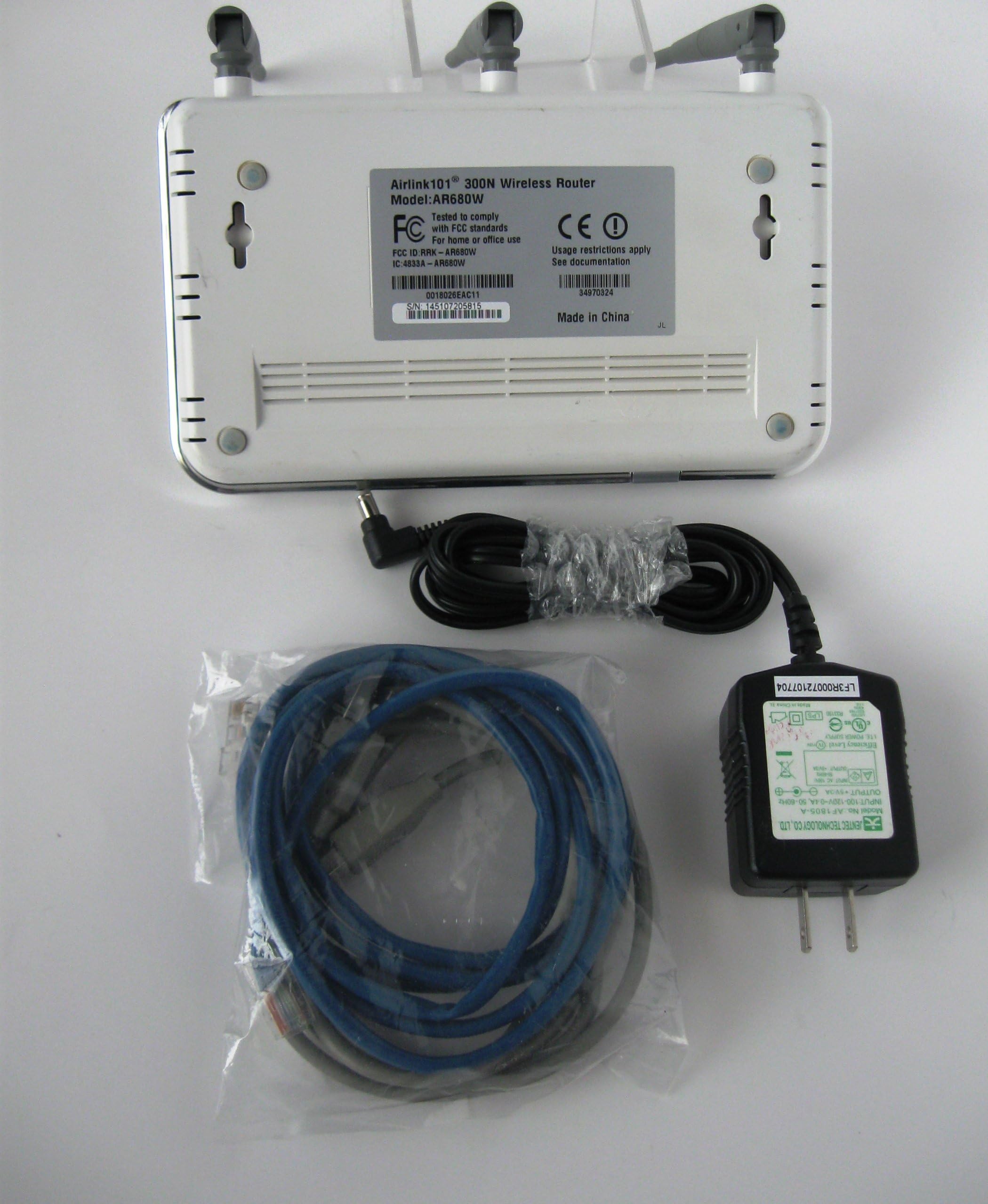 AirLink101 AR680W 802.11n Draft 2.0 Wireless Router