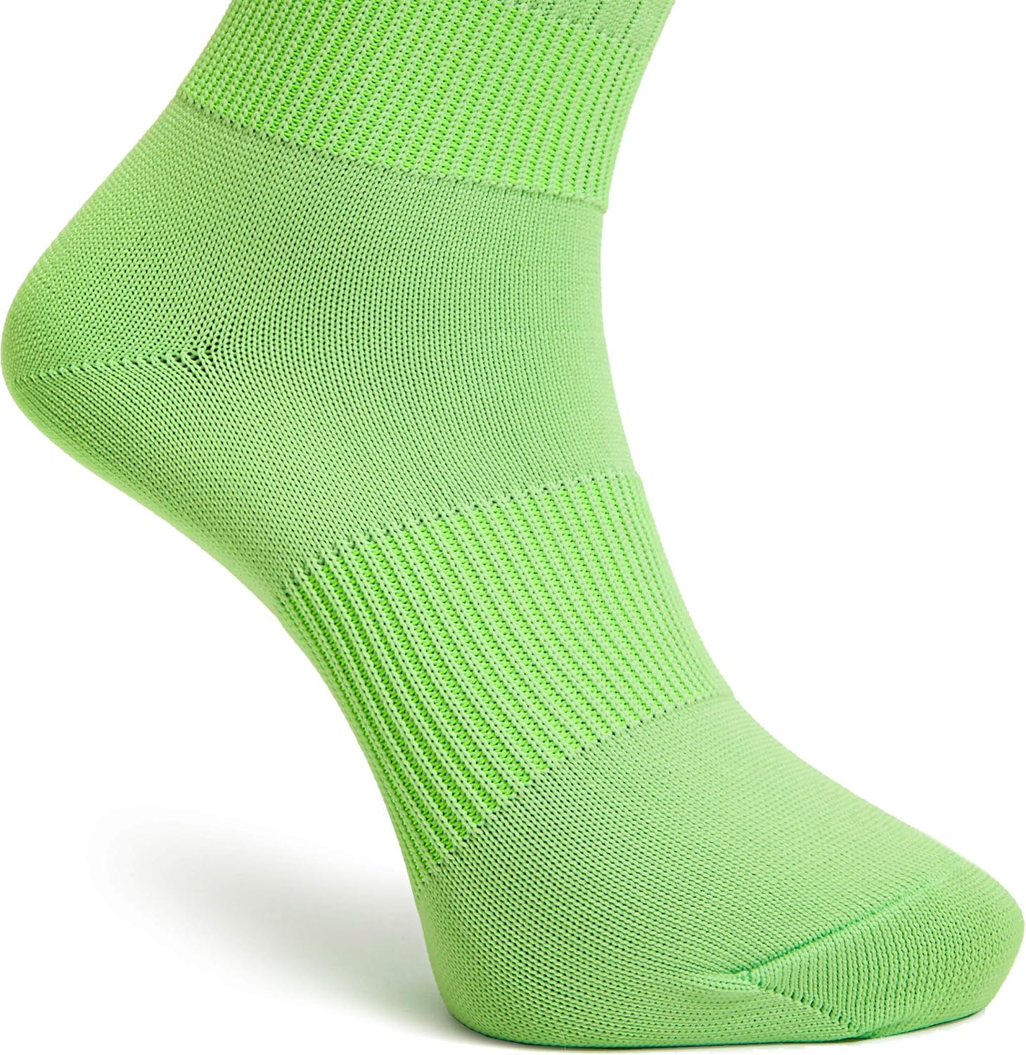 Green Knee High Soccer Socks (Unisex, Large, 3 Pairs): Clothing