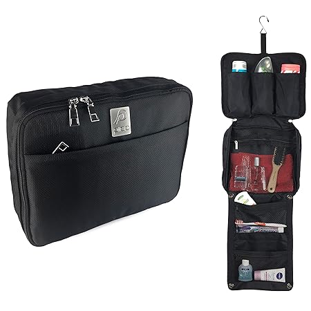 PICO Kulturbeutel - Premium Kulturtasche zum Aufhängen - Hochwertige Waschtasche mit Haken für Damen und Herren - Wasserabwei