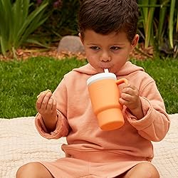Infantino My 1st Tumbler, Silicone Sippy Cup with