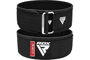RDX Weight Lifting Belt - AUTO LOCK 4” Premium Adjustable Gym Belt for Olympic Cross Training - Support for Men Women Functional Fitness Workout - WOD Powerlifting Bodybuilding Weightlifting Deadlift
