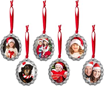 Amazon.com: Make Your Own Old Fashioned Photo Christmas Ornaments Kit 20 Vintage Ovals: Arts ...
