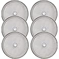 Ruilida 6pcs french press filter screen,Universal 1000 ml, 34 Oz, 8 Cup French Press Coffee Makers and Tea Machines 4 Inch Stainless Steel French Press Replacement coffee filter mesh