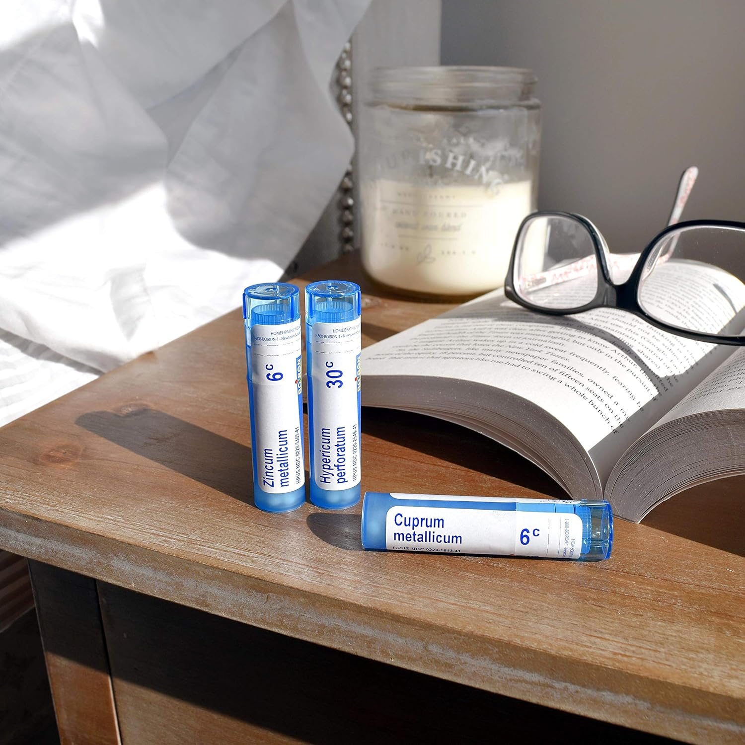 Boiron Leg Pain Relief, 3 Pack of 80-Pellet Tubes, Zincum metallicum 6C Cuprum mettalicum, 6C Hypericum perforatum 30C, Homeopathic Medicine to Relieve Restless Legs Leg Cramps and Shooting Pain, Blue: Health & Personal Care