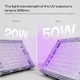 Caydo 50W UV Screen Exposure Light with Stand and Guide view 6