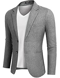 COOFANDY Men Sports Jacket Slim Fit Casual