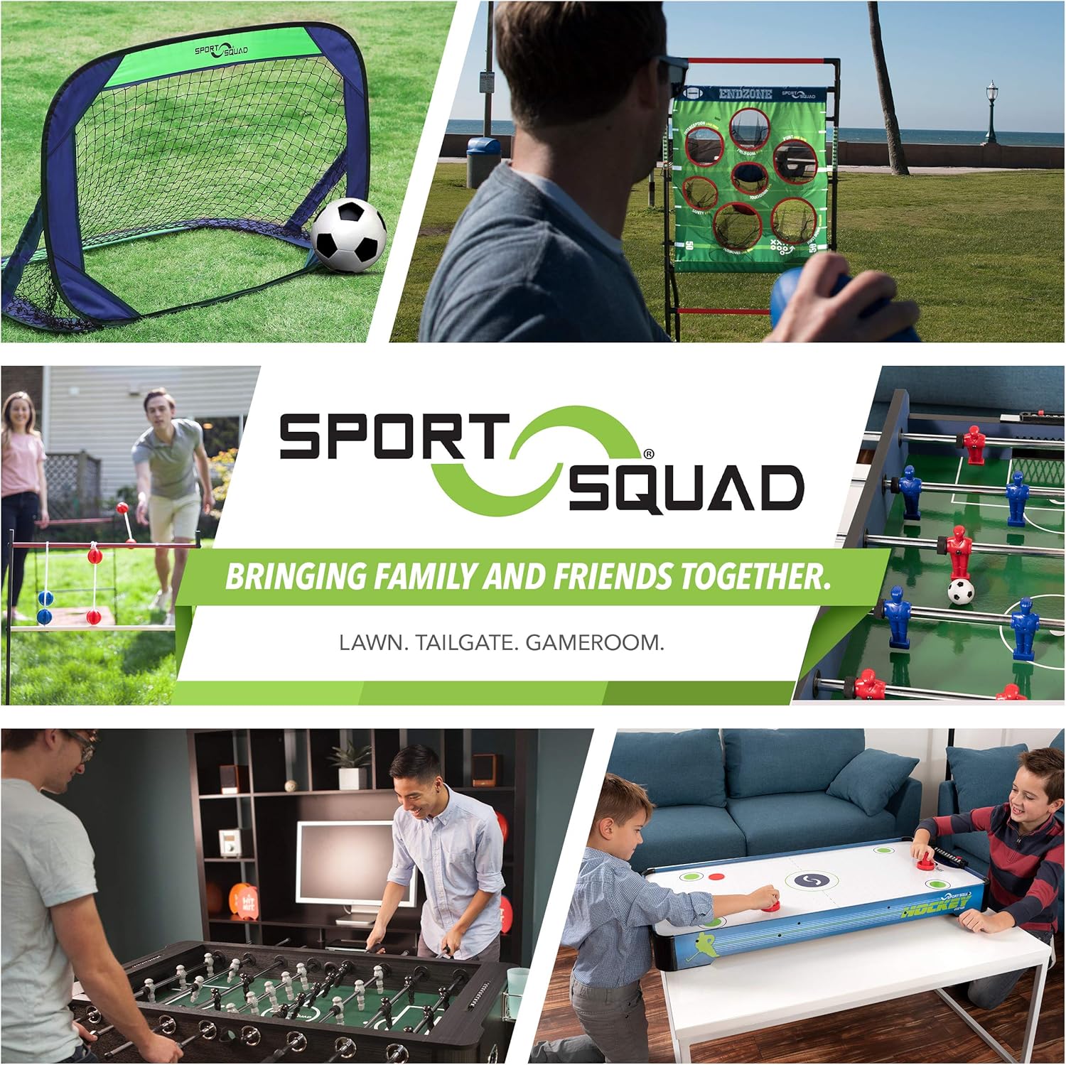 Sport Squad Portable Soccer Goal Net Set - Set of Two 4' Pop Up Training Soccer Goals with Compact Carrying Case - Easy Assembly and Compact Storage - Great for Kids and Adults, Small (SSS1001) : Sports & Outdoors