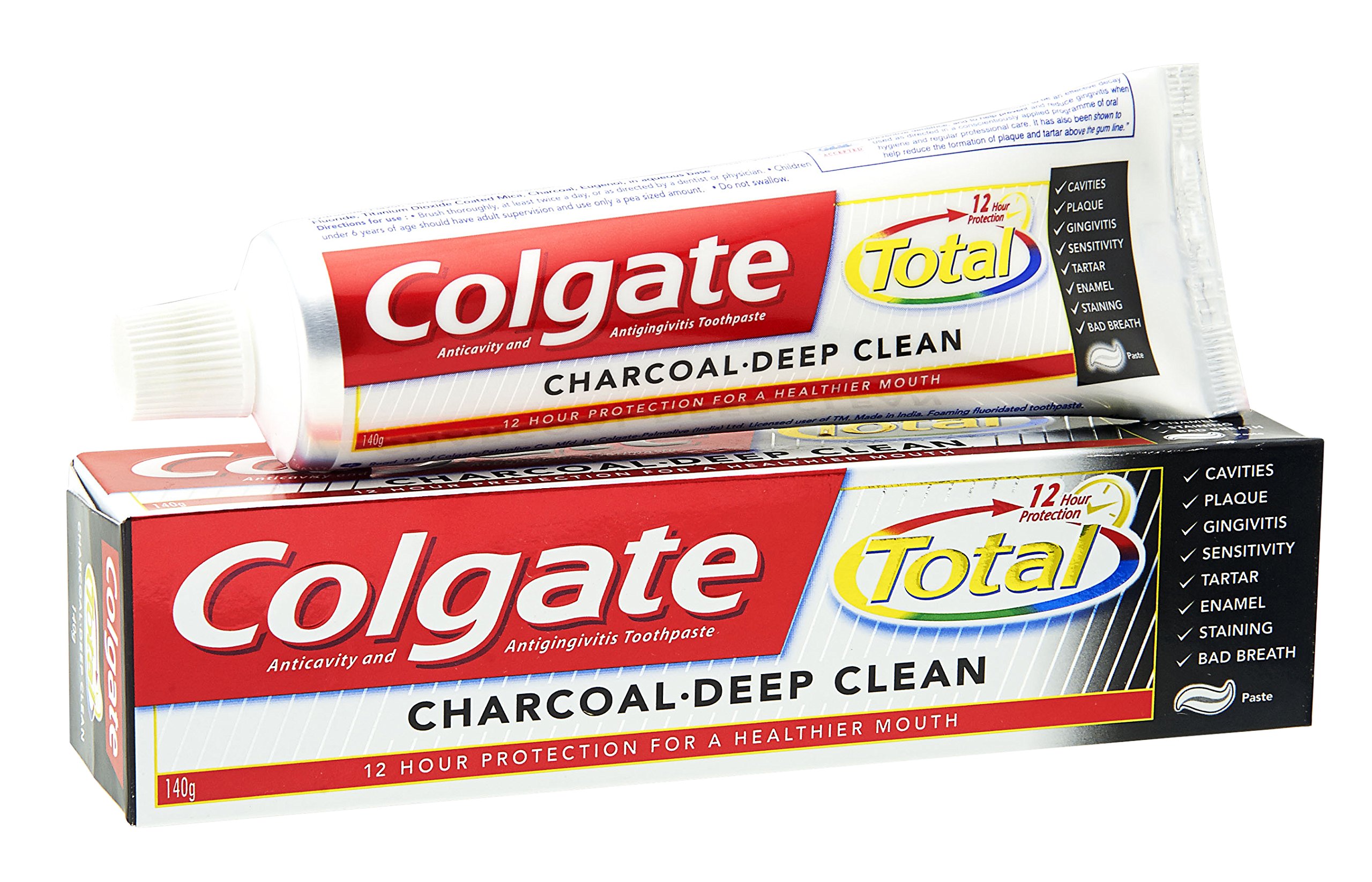 Colgate Total Charcoal Deep Clean Toothpaste 120 Grams Pack