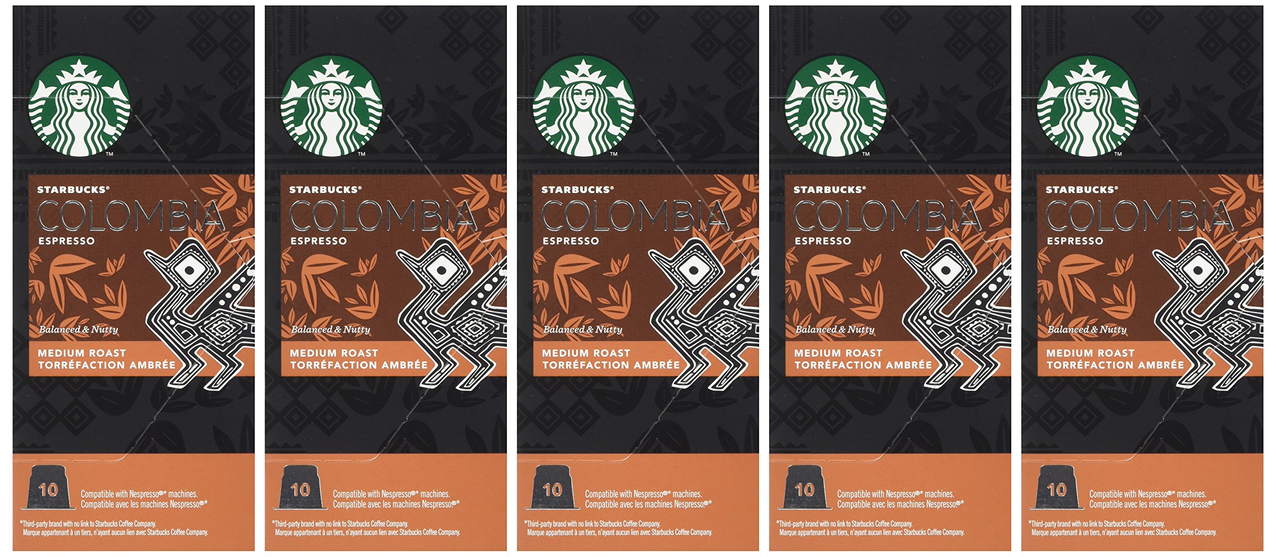 Starbucks® Colombia Nespresso®* Compatible Capsules (Pack ...