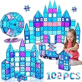 Kaysaitoy Magnetic Building Blocks 102Pcs Castle STEM Toys Ferris Wheel Cars view 6