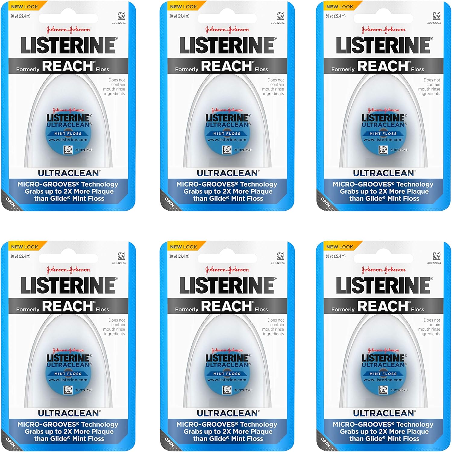 Listerine Ultraclean Floss, Mint (Pack of 6) Amazon.ca Beauty