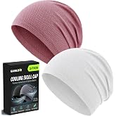 Cooling Skull Cap for Men Women, Breathable 3D Mesh Sweat Wicking Beanie | 2-4 Pack Quick Dry Lightweight Head Cover Cap Under Helmet Liner for Motorcycle Cycling Running Hard Hat