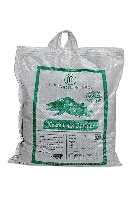 Mahavir Neem Agro Organic Neem Cake/Neem Powder for Plants - 5Kg