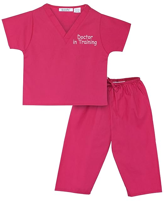 Scoots Baby Girls’ Doctor in Training Scrubs Clothing
