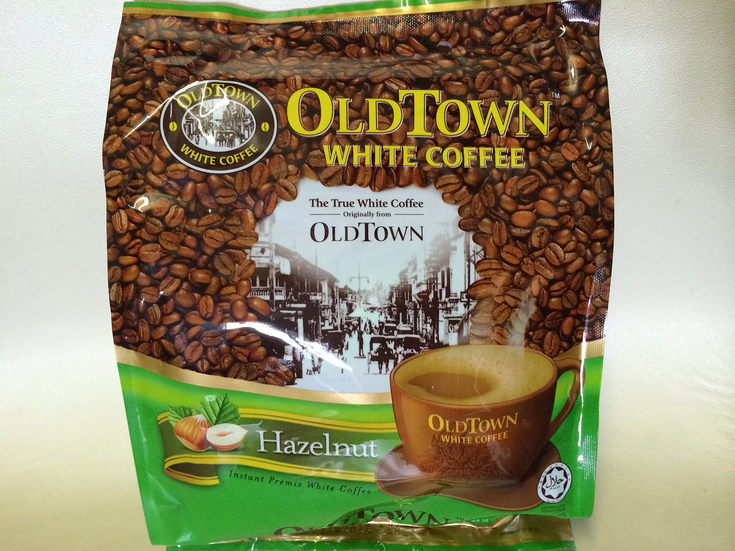 Old Town Instant White Coffee 3 in 1 Variety Pack, 2 Bags