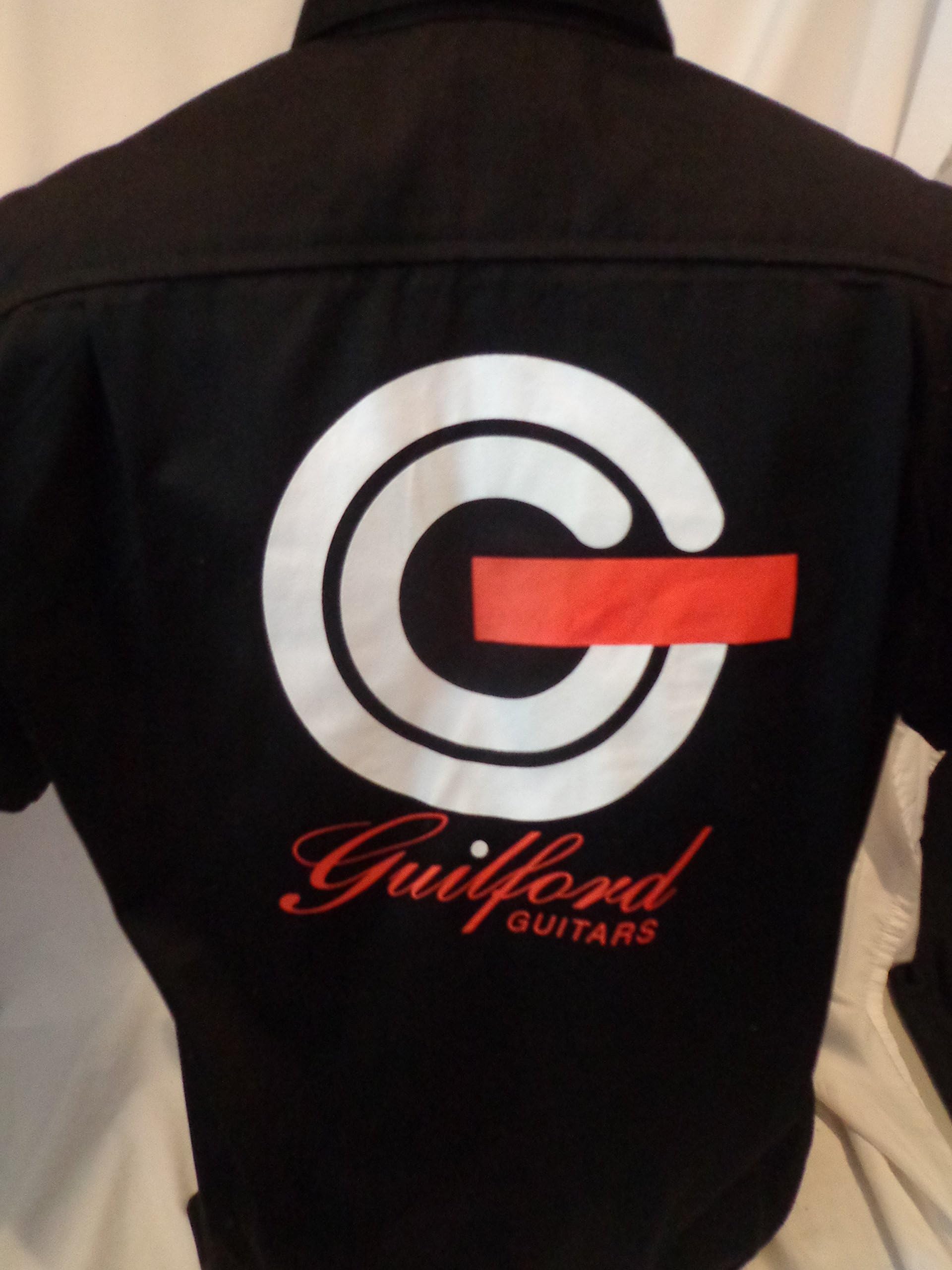 Guilford Guitars Size L (42-44) Craftsman Black Shirt, Guilford Guitars Shirt, Guilford Guitars Craftsman Shirt, Craftsman Work Shirt