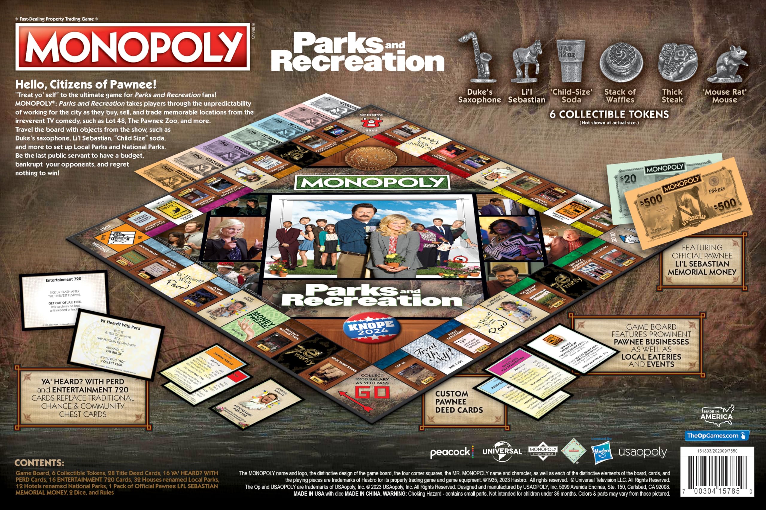 Monopoly: Parks & Recreation Edition Board Game