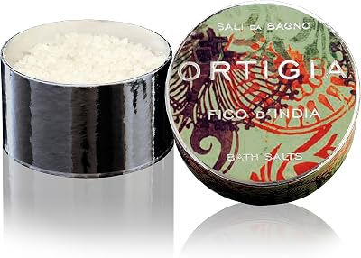 Ortigia Fico D'India Bath Salts 500g - Fig Cedar - Relaxation Muscle Relief