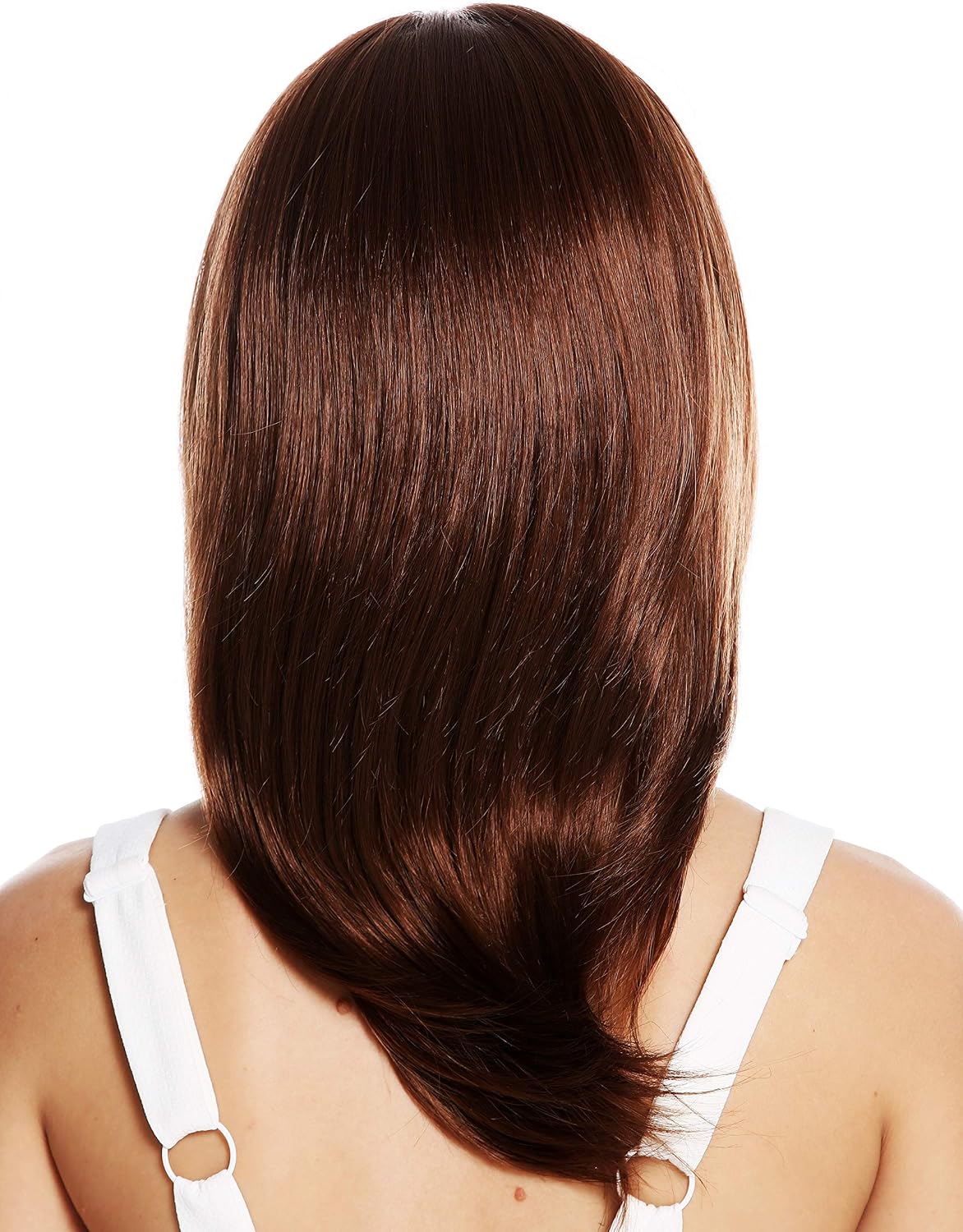 WIG ME UP, VK-48-30 quality women's wig shoulder length layered long fringe parted light copper brown, Copper brown (30) - Image 5