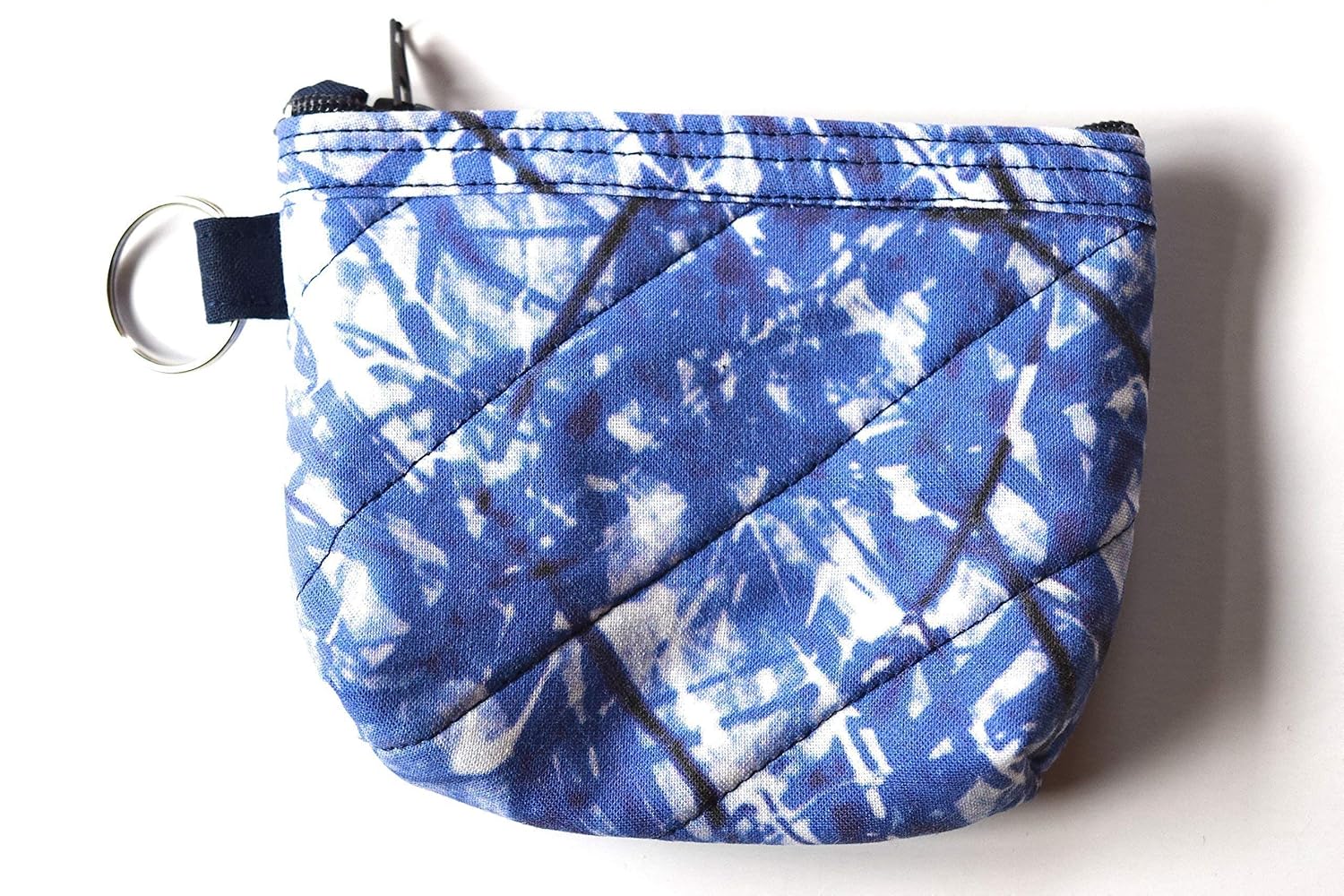 blue camo purse