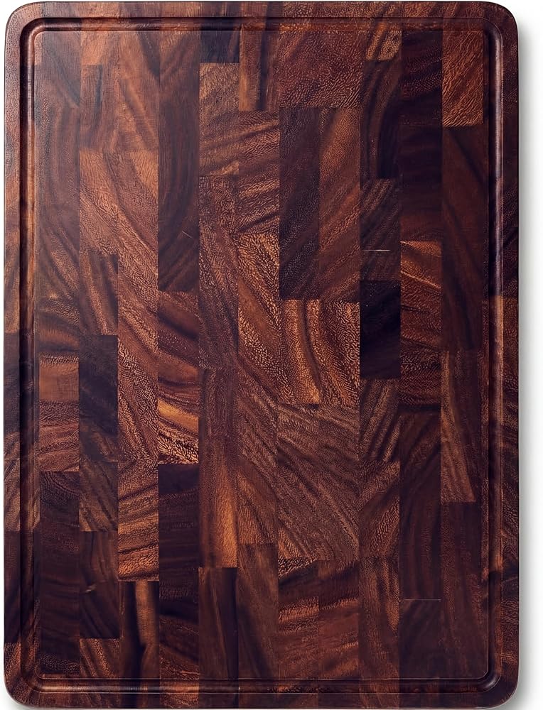 Babilonia Walnut Cutting Board, Professional and Heavy Duty Non Toxic Wood Chopping Board, Wooden Charcuterie Boards &amp; Butche