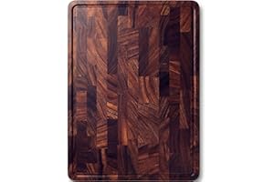 Babilonia Walnut Cutting Board, Professional and Heavy Duty Non Toxic Wood Chopping Board, Wooden Charcuterie Boards & Butche