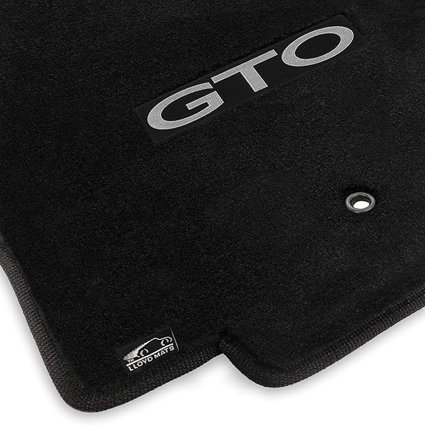 フロアマット 2004年の2006ポンティアックGTOにGTOのロゴとロイドマットVELOURTEXエボニーTRUNK MAT Lloyd
