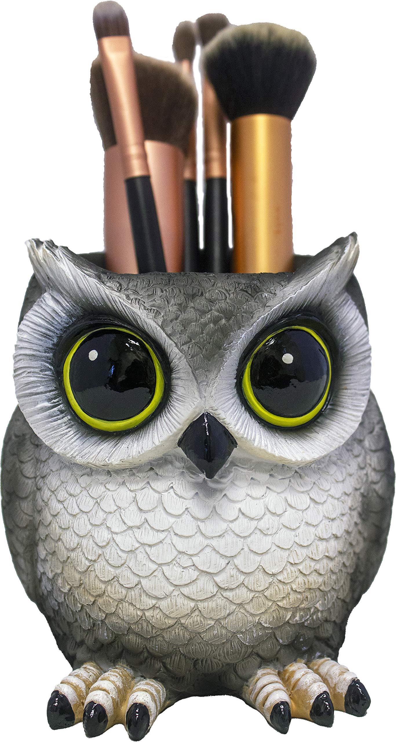 DWK - Hootie Holder - Cute Owl Pen Holder - Storage Organizer for Office, Home